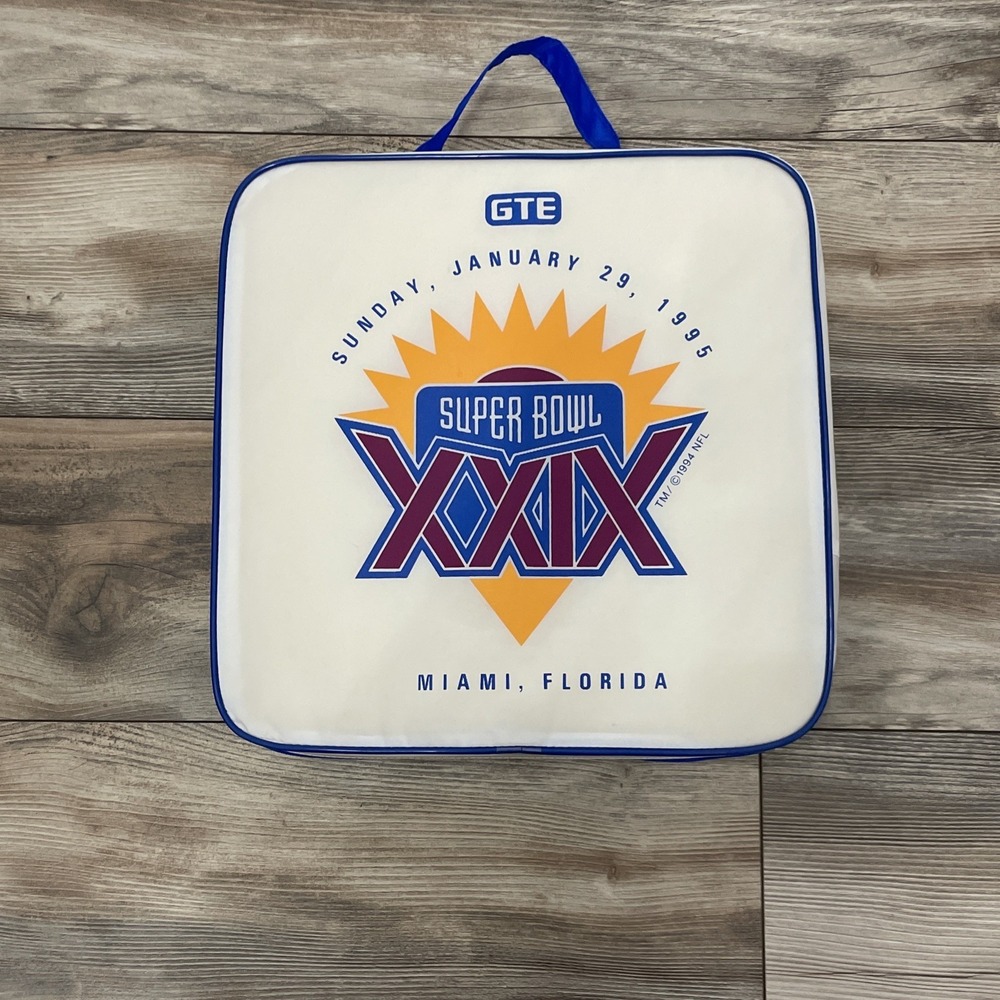 1995 Super Bowl 29 Seat Cushion Miami‎ Florida 49ers VS Chargers